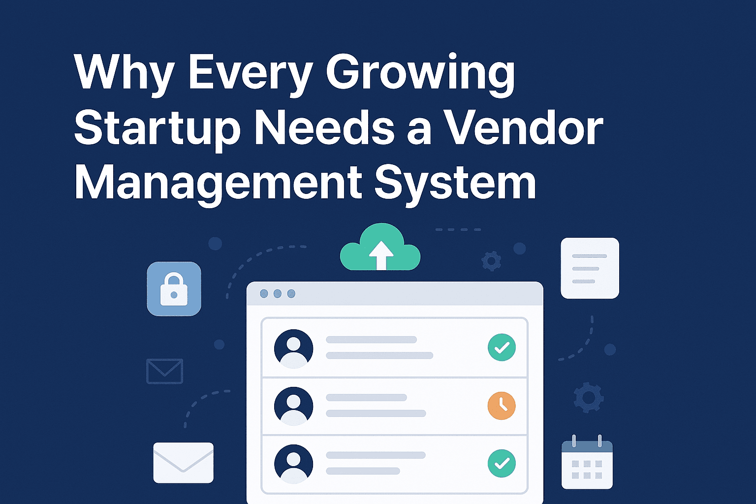 Why Every Growing Startup Needs a Vendor Management System
